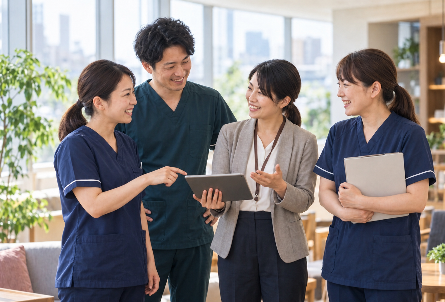 実際に働くスタッフの様子